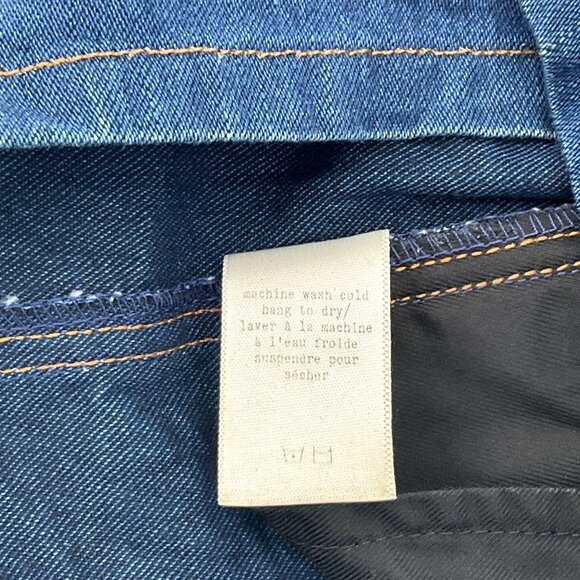 Rag & Bone Shorts Women 0 Blue 100% Cotton Front Buttons Pockets High Rise Denim - Picture 5 of 7